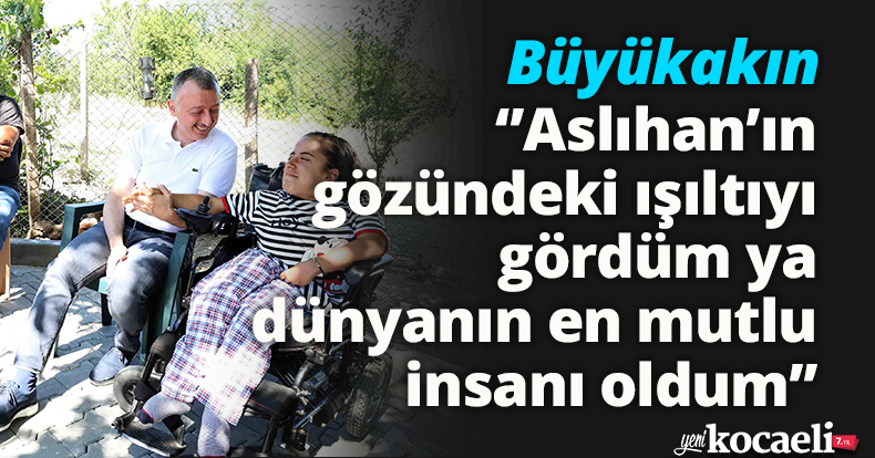 Büyükakın: ‘’Aslıhan’ın gözündeki ışıltıyı gördüm ya dünyanın en mutlu insanı oldum’’