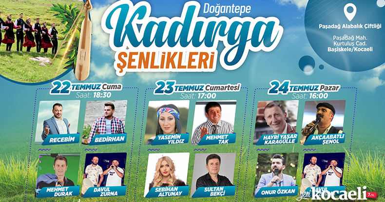 Doğantepe Kadırga Şenlikleri Başlıyor