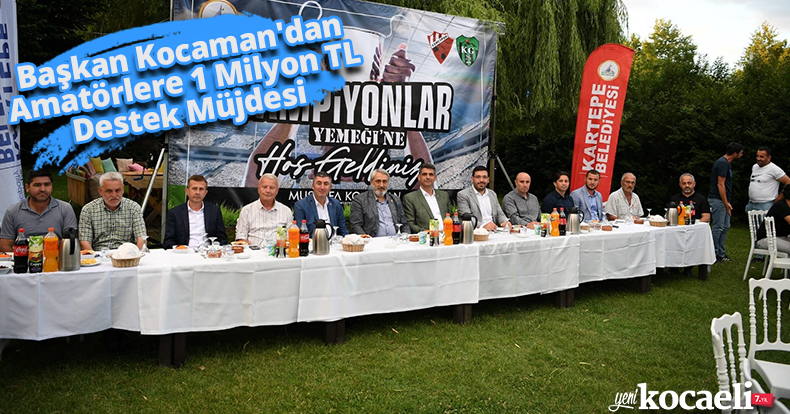 Başkan Kocaman'dan Amatörlere 1 Milyon TL Destek Müjdesi