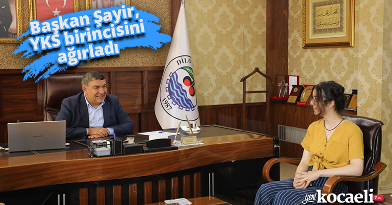 Başkan Şayir, YKS birincisini ağırladı 