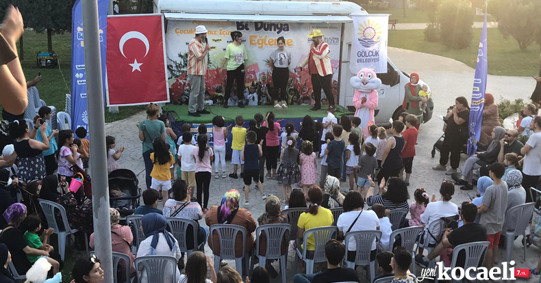 ÇOCUKLAR Bİ'DÜNYA EĞLENCE'Yİ ÇOK SEVDİ 