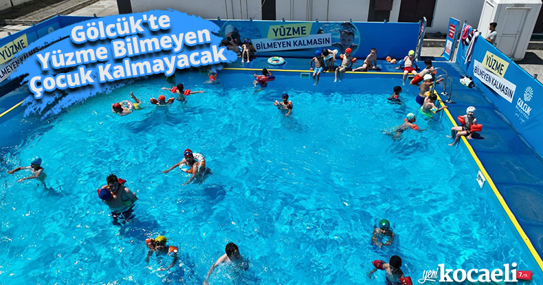 Gölcük'te Yüzme Bilmeyen Çocuk Kalmayacak