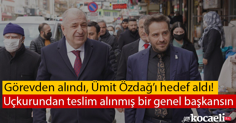 Çalık'tan Özdağ'a: Uçkurundan teslim alınmış bir genel başkansın