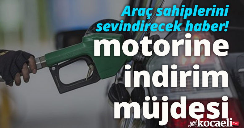 Araç sahiplerini sevindirecek haber! motorine  indirim müjdesi