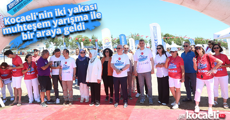 Kocaeli'nin iki yakası muhteşem yarışma ile bir araya geldi