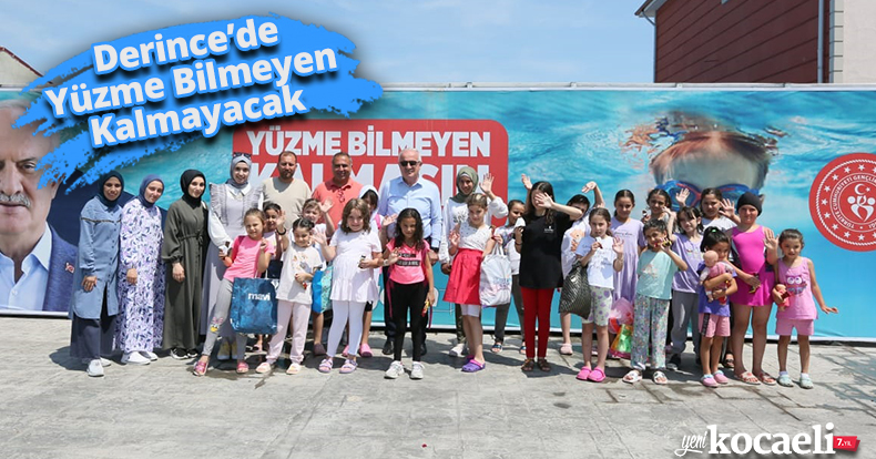 Derince’de Yüzme Bilmeyen Kalmayacak