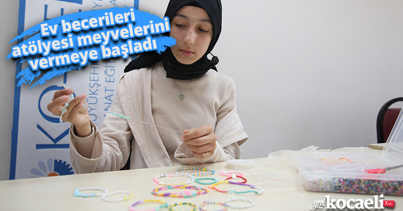 Ev becerileri atölyesi meyvelerini vermeye başladı