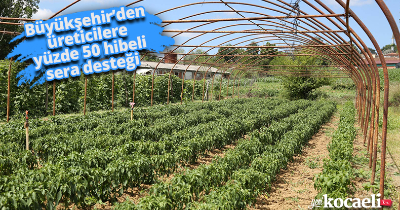 Büyükşehir’den üreticilere yüzde 50 hibeli sera desteği