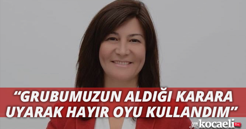 “HAYIR OYU KULLANDIM”