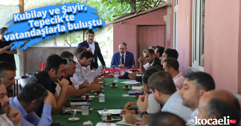 Kubilay ve Şayir, Tepecik’te vatandaşlarla buluştu 