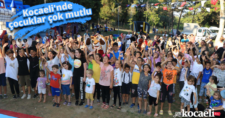 Kocaeli'nde çocuklar çok mutlu