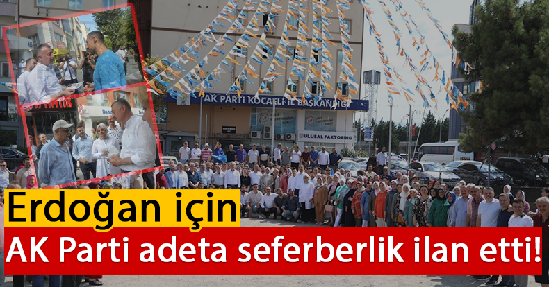 Erdoğan'ın gelişi öncesi AK Parti adeta seferberlik ilan etti!