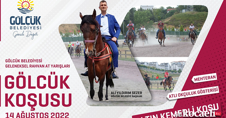 RAHVAN AT YARIŞI VE OKLU ATÇILIK GÖSTERİSİ HEYECANI GÖLCÜK'TE