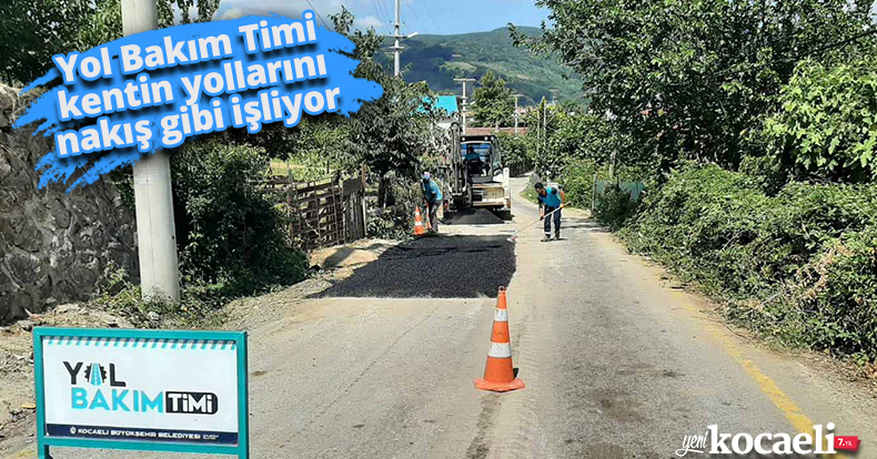 Yol Bakım Timi kentin yollarını nakış gibi işliyor