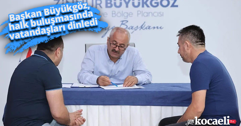 Başkan Büyükgöz, halk buluşmasında vatandaşları dinledi