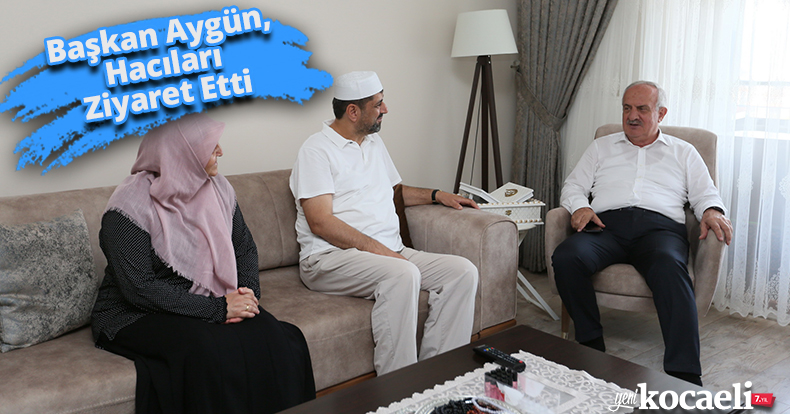 Başkan Aygün, Hacıları Ziyaret Etti