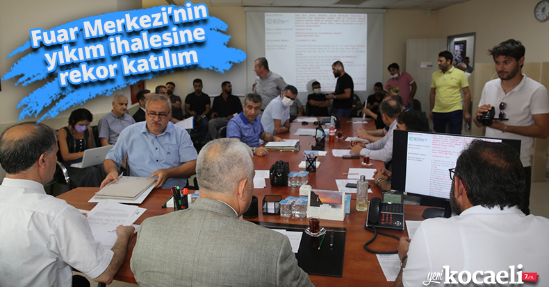 Fuar Merkezi’nin yıkım ihalesine rekor katılım