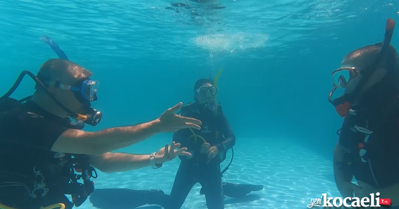 Geleceğin dalgıçlarının nefes kesen eğitimi