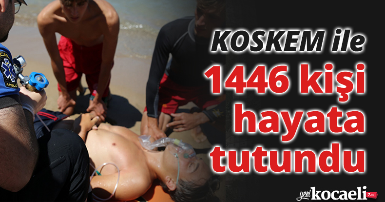 KOSKEM ile 1446 kişi hayata tutundu 