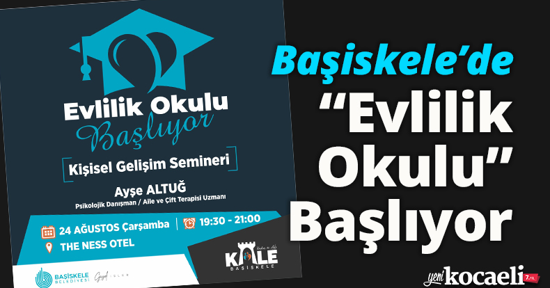 Başiskele’de “Evlilik Okulu” Başlıyor