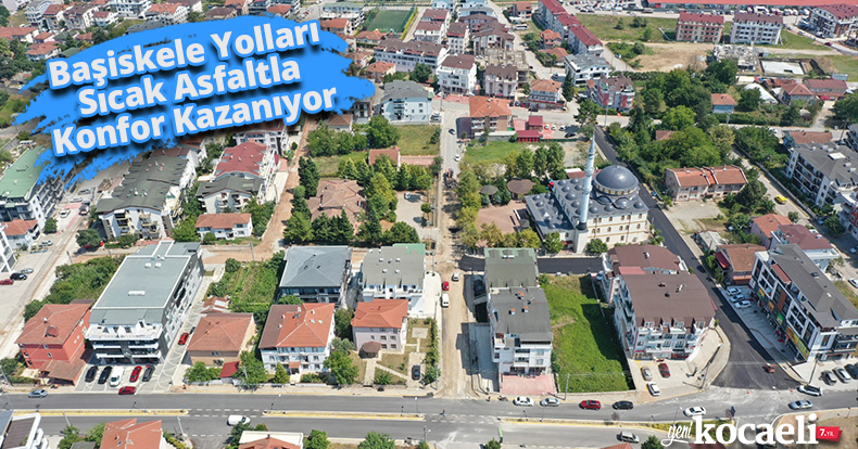 Başiskele Yolları Sıcak Asfaltla Konfor Kazanıyor  