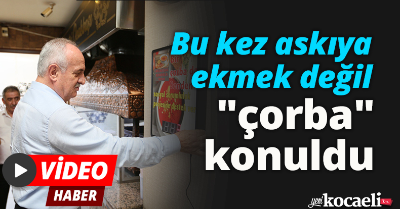 Bu kez askıya ekmek değil 