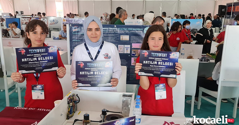 Ortaokul öğrencilerinden örnek proje