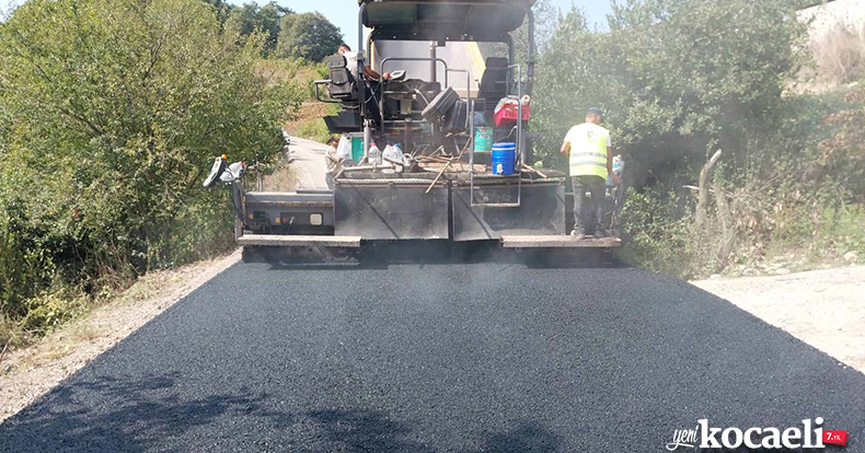 Kandıra Bozburun-Kanatlar yolu asfaltlandı