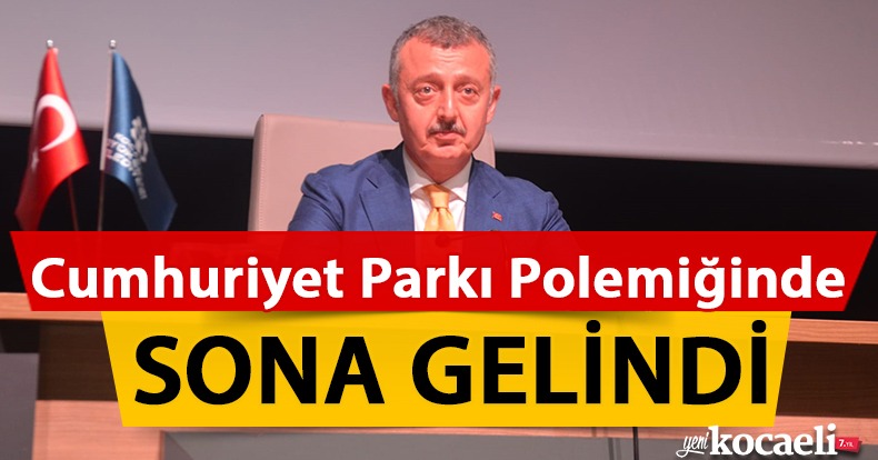 Cumhuriyet Parkı için uzlaşmaya varıldı.