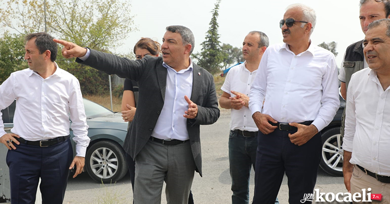 Bölge müdürü yeni mesire alanları için geldi 