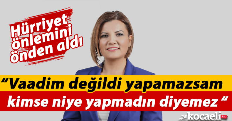 “Vaadim değildi yapamazsam kimse niye yapmadın diyemez “