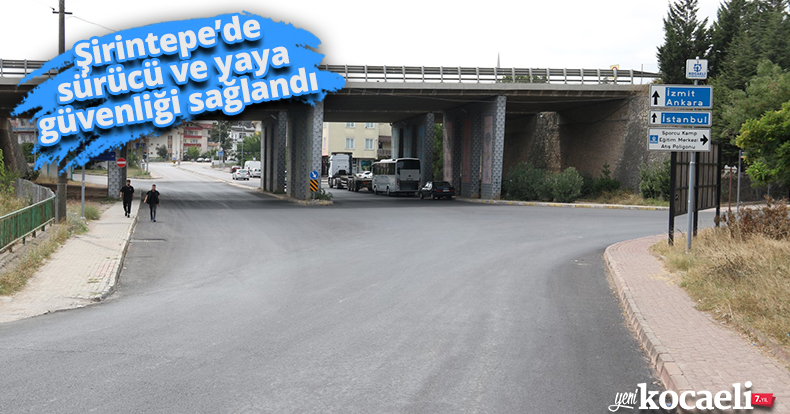 Şirintepe’de sürücü ve yaya güvenliği sağlandı