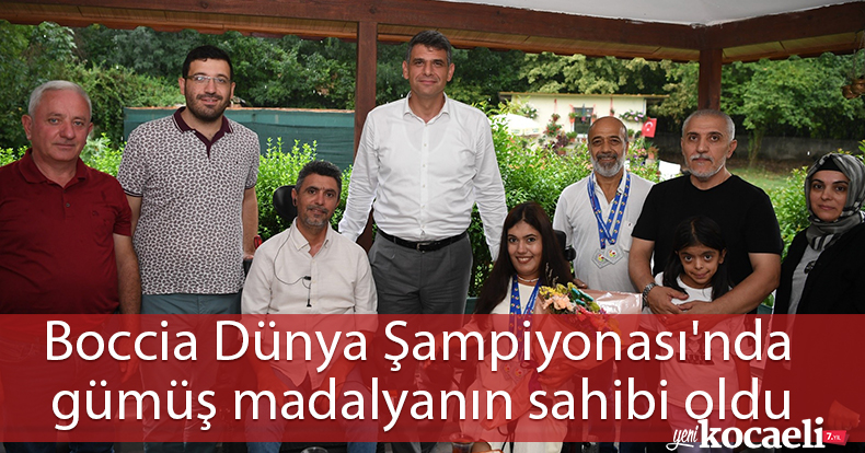 Kağıtsporlu Havva, Boccia Dünya Şampiyonası'nda gümüş madalyanın sahibi oldu