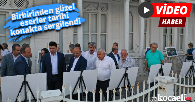 Birbirinden güzel eserler tarihi konakta sergilendi