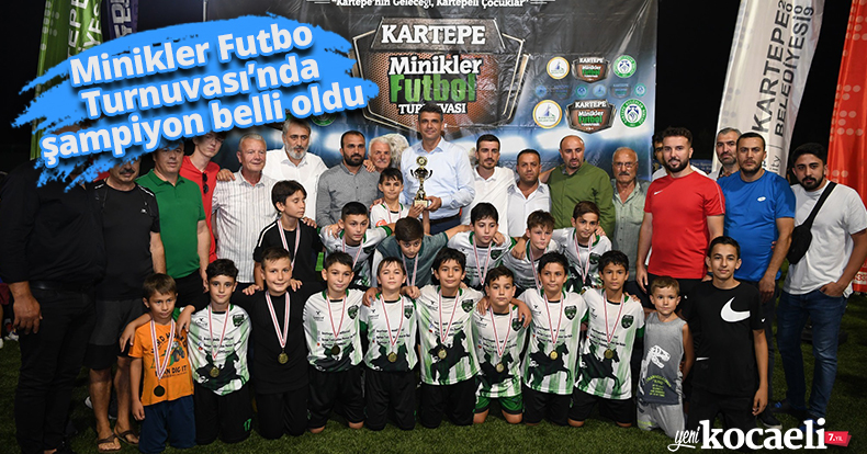 Minikler Futbol Turnuvası’nda şampiyon belli oldu