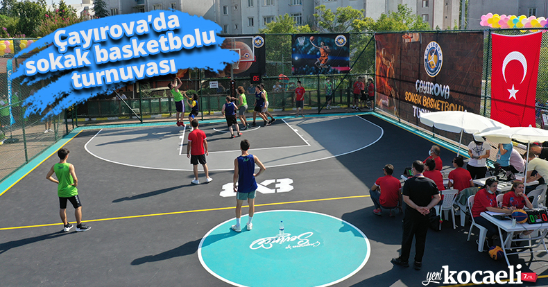 Çayırova’da sokak basketbolu turnuvası