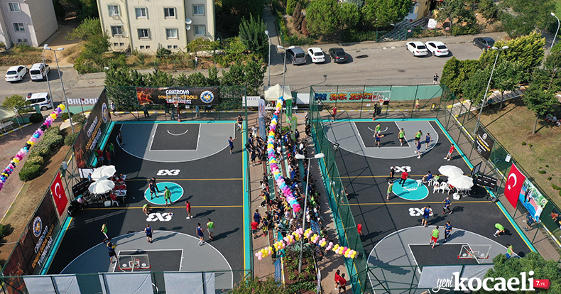 Çayırova’da sokak basketbolu turnuvası