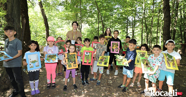 Çocuklar doğada eğlendi