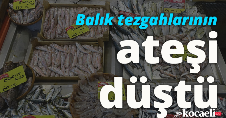 Balık tezgahlarının ateşi düştü
