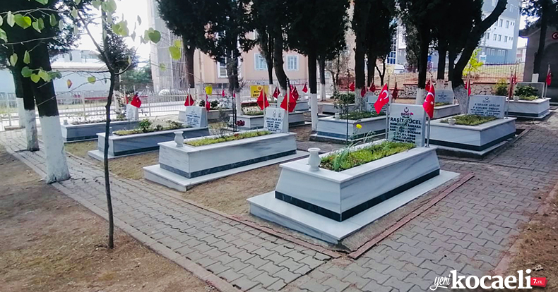 Körfez Şehitliği bakıma alındı