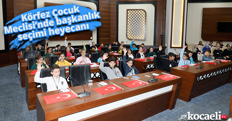 Körfez Çocuk Meclisi’nde başkanlık seçimi heyecanı