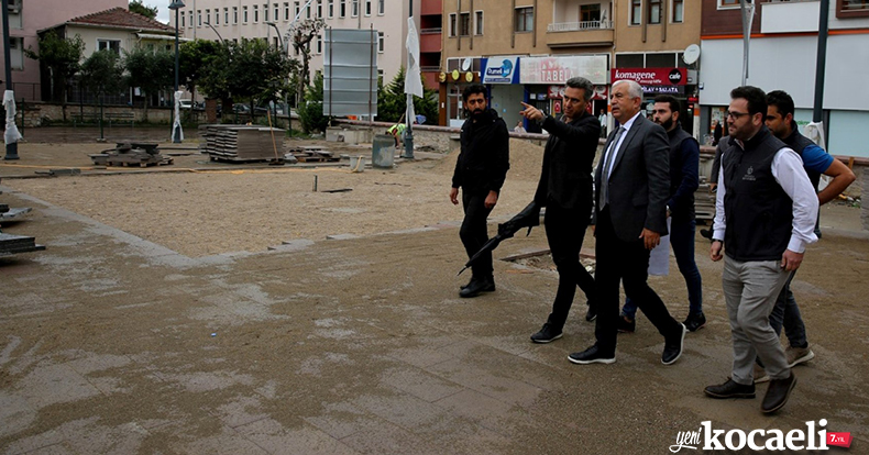 Genel Sekreter Gündoğdu,  Karabali Meydanı projesini inceledi