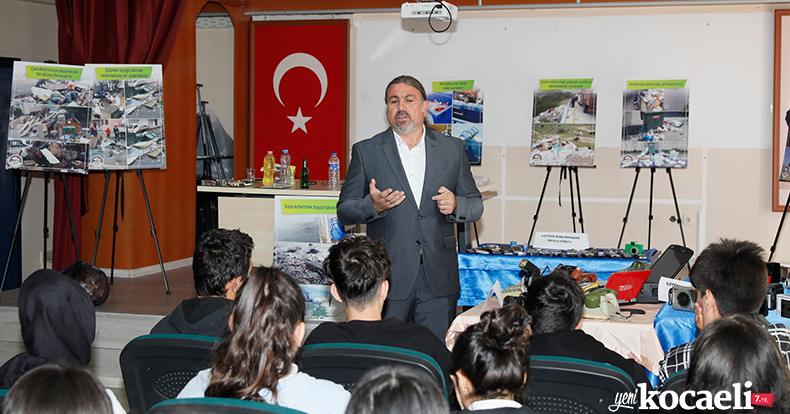 Körfez Belediyesi’nden öğrencilere ‘çevre bilinci’ semineri