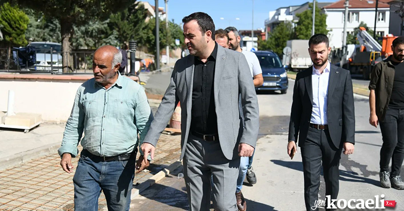 Başiskele’de Kaldırımlar Konfor Kazanıyor