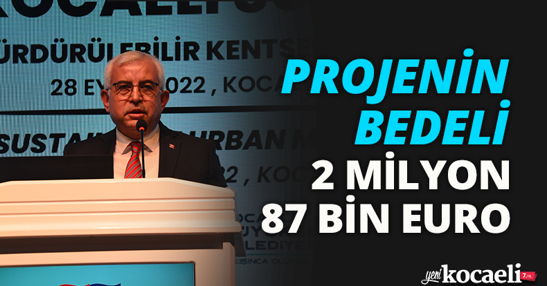 PROJENİN BEDELİ 2 MİLYON 87 BİN EURO