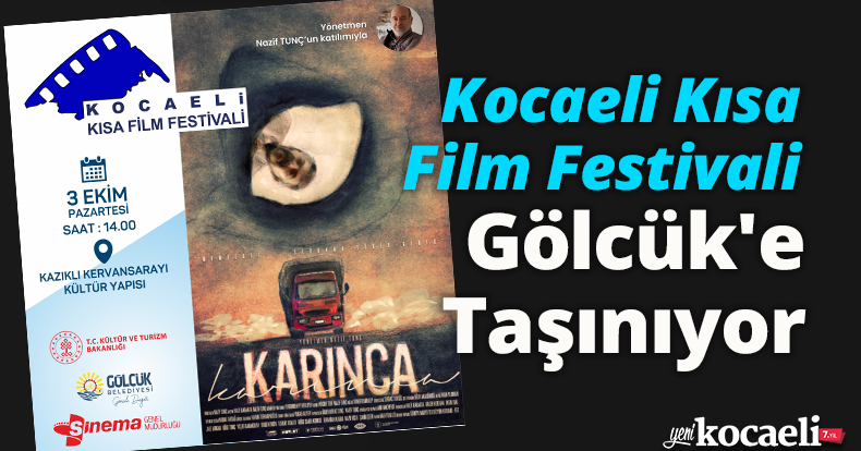 Kocaeli Kısa Film Festivali Gölcük'e Taşınıyor