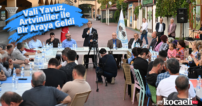  Vali Yavuz, Artvinliler ile Bir Araya Geldi