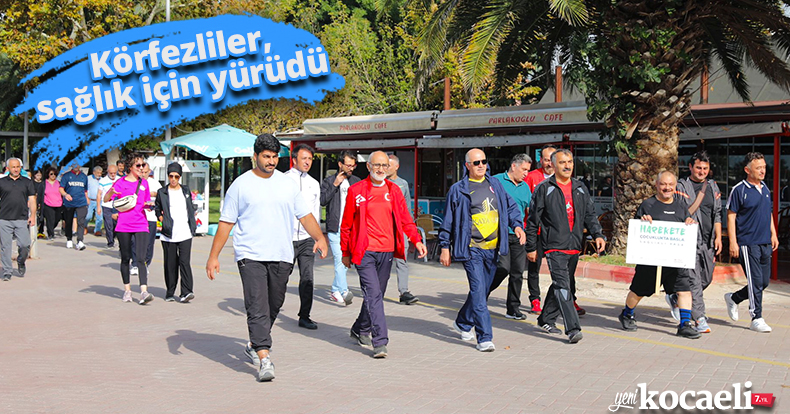 Körfezliler, sağlık için yürüdü 