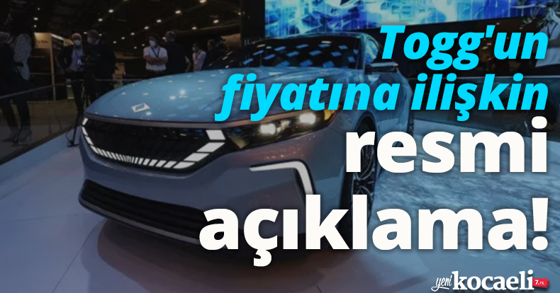 Togg'un fiyatına ilişkin resmi açıklama!