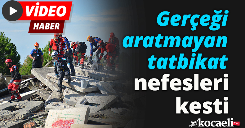 Gerçeği aratmayan tatbikat nefesleri kesti